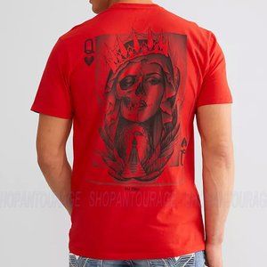 Sullen Art Collective Red Premium Graphic Tattoo New Short Sleeve Men`s T-shirt